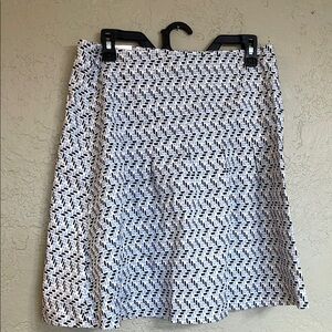 Old Navy Black and White Mini Skirt